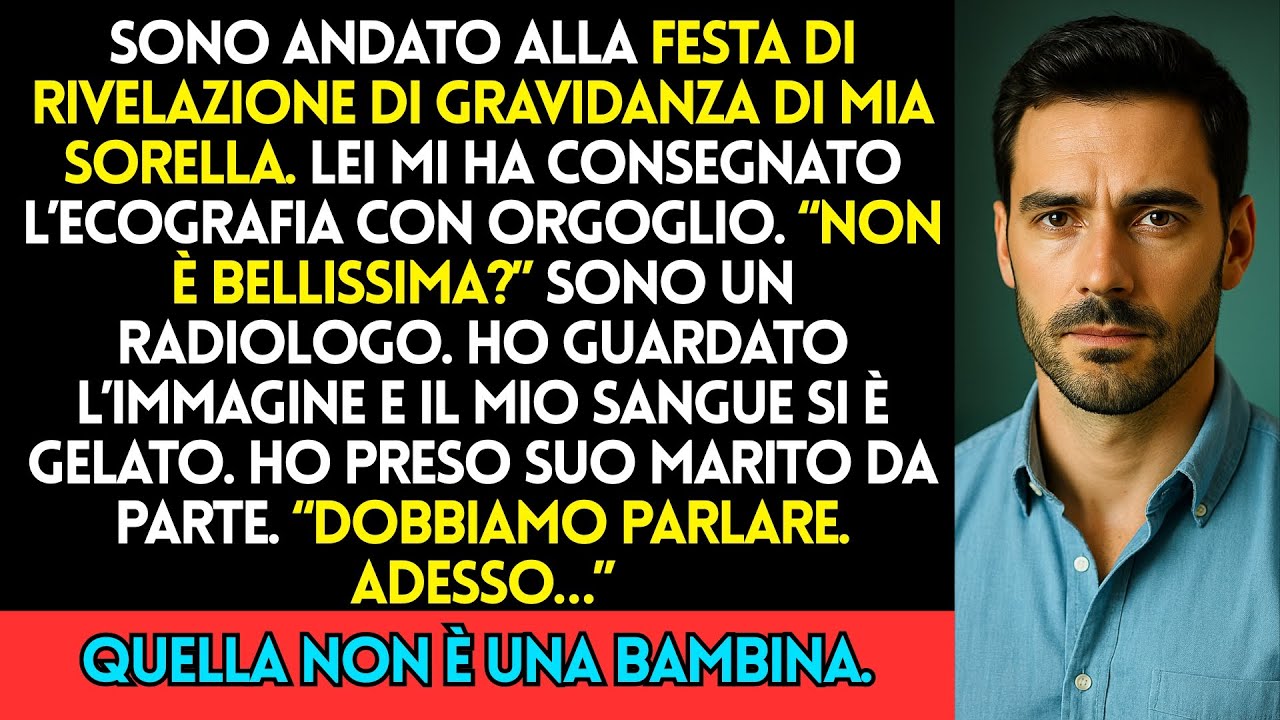 La festa era in pieno svolgimento quando mia sorella Ana mi ha messo in mano la cartella con le ecografie, raggiante come non l'avevo mai vista. Mi ha abbracciato forte, gridando che aspettava una...