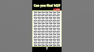 Find 142! #quiz #odd #math #iq #numbersgame #speed #shorts #mathexam #speedquiz