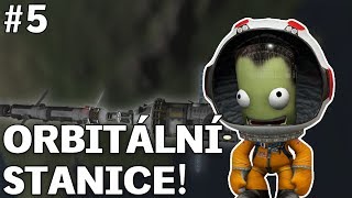 Kerbalové #5 - Základna na orbitě [CZ / Česky]