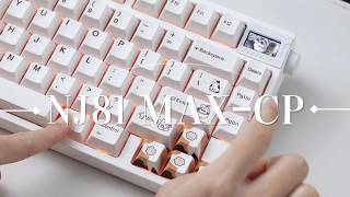 NJ81 MAX-CP — The Ultimate TMR 75% Wireless Keyboard