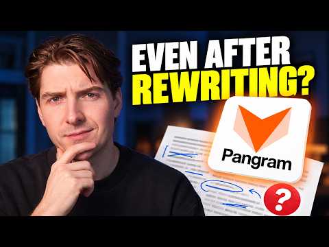Can Pangram Detect AI After You Rewrite It?