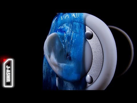 [ASMR]👂ひんやりスライムで耳のマッサージ - Ear massage with SLIME(No Talking)👂