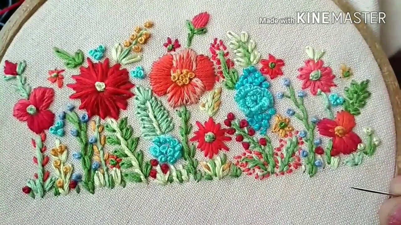 153 Free Hand Embroidery Design Hindi Urdu Youtube