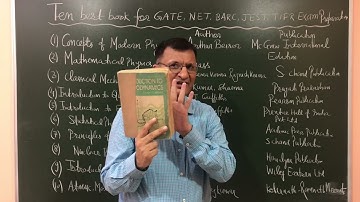 Ten Best Books For GATE, NET, BARC, JEST And TIFR Exam Preparation