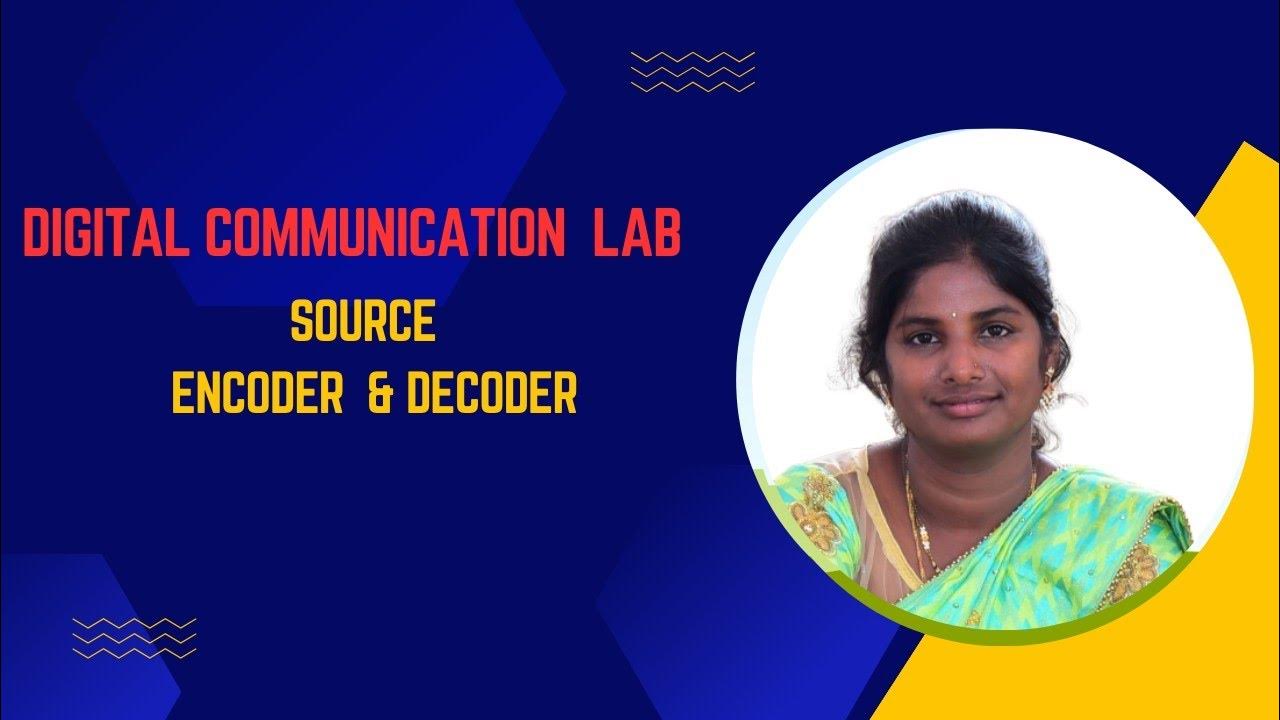 Digital communication lab # Source Encoder & Decoder Experiment # Data ...
