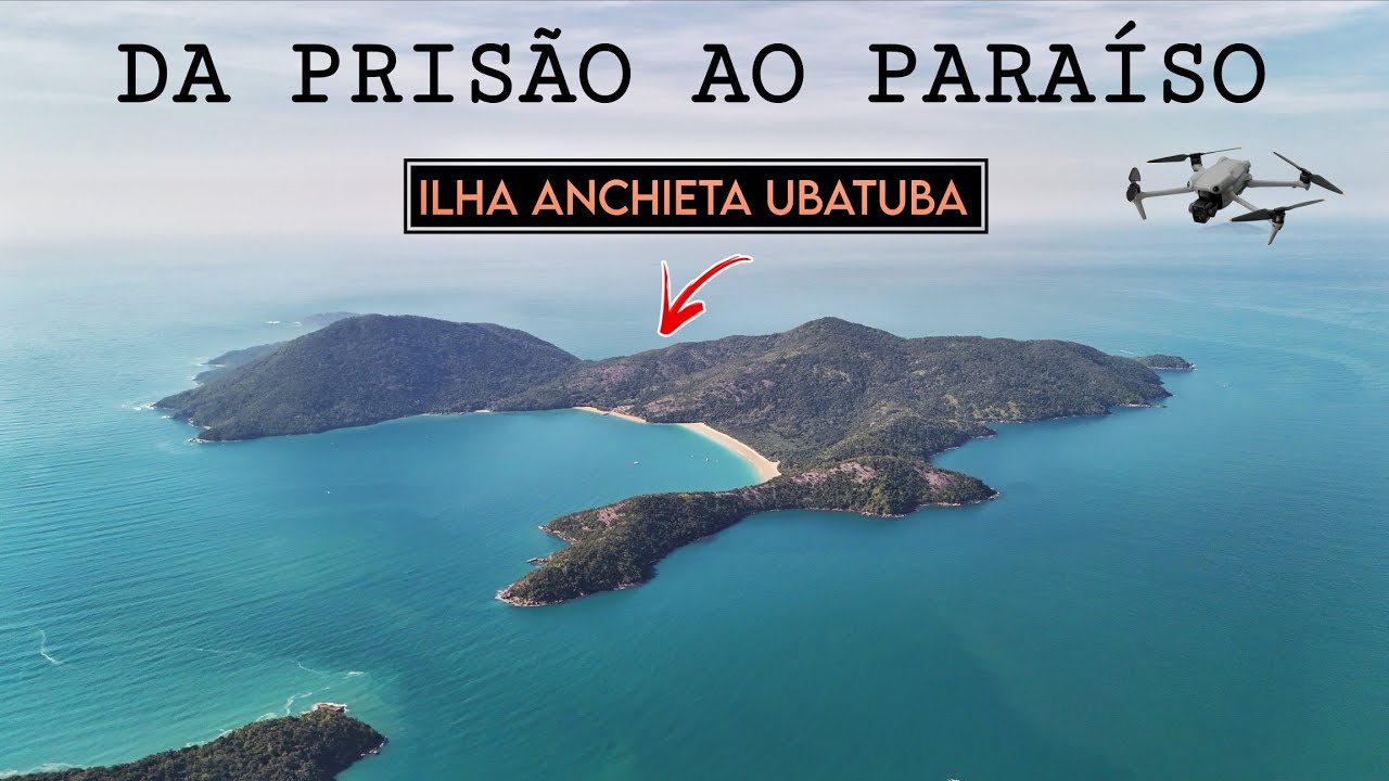 A incrível Ilha Anchieta em Ubatuba - Fui até lá com Drone!