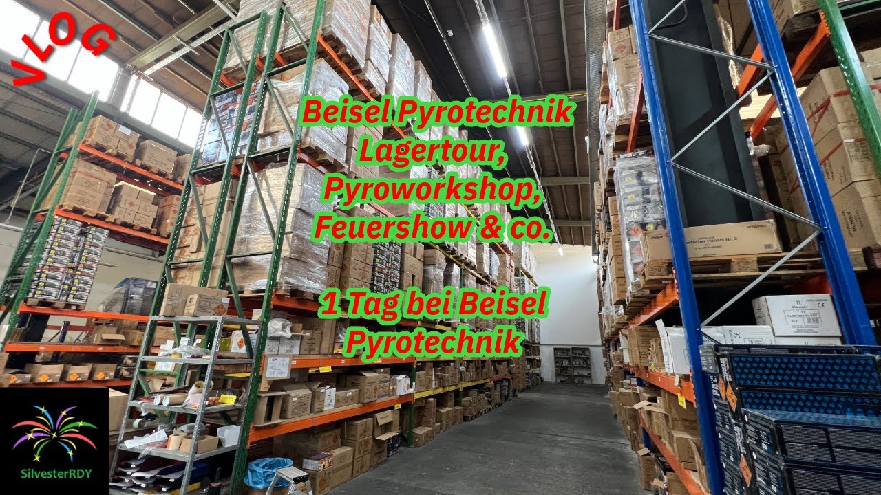 Beisel Pyrotechnik Vlog - Lagertour, Pyroworkshop, Feuershow und co ...