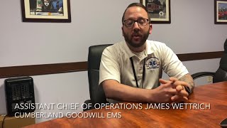 Sirens for Service features James Wettrich with Cumberland Goodwill EMS