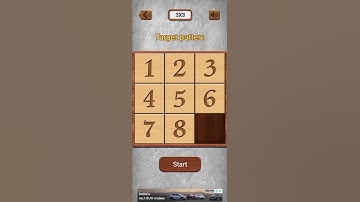 Numpuz (number riddle) 3x3 solved in just 15 sec