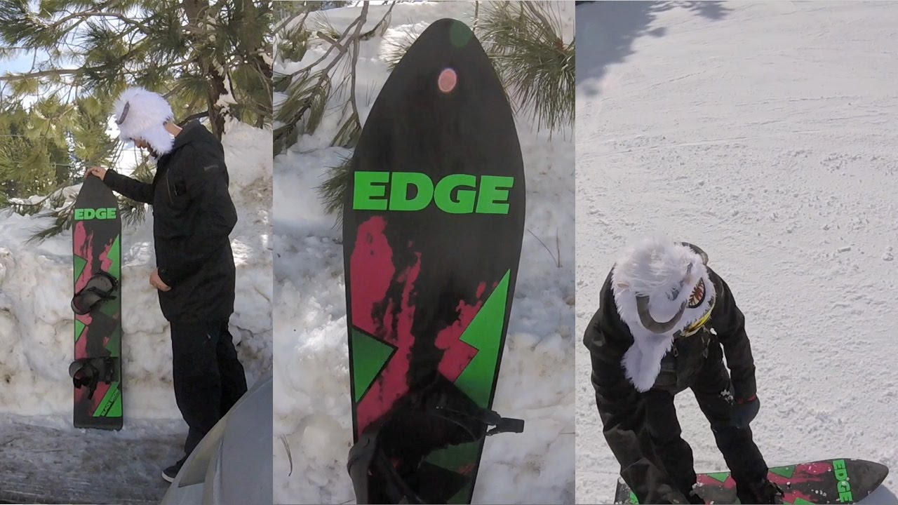 EDGE Black Snow Snowboard Testing and Review YouTube