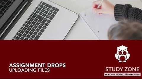 How to submit an assignment using Moodle Study Zone