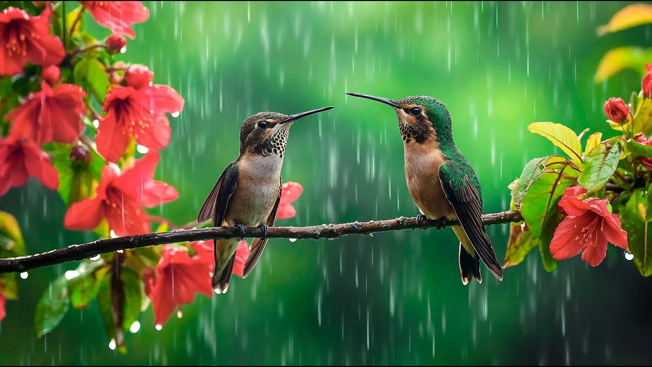 Tranquil Piano & Nature Birds for Peaceful Sleep, Focus and Healing 🌿