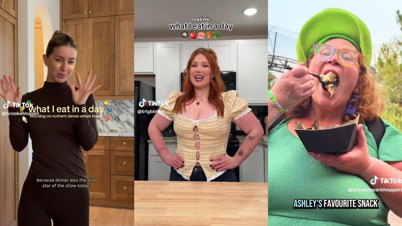 What I eat in a day!🥗 🍰 | TikTok comp | Meals | Compilation | WIEIAD | Trending! |