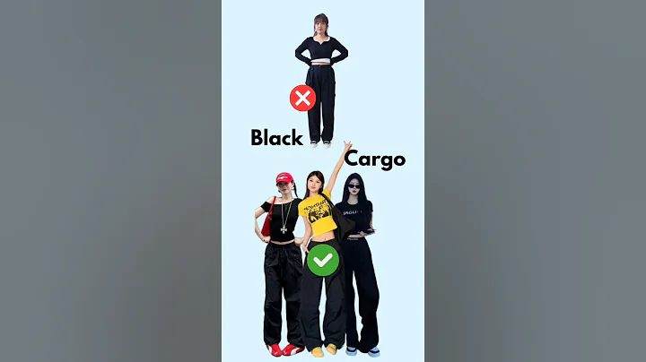 5 Better Ways to Wear a Black Cargo Pants #stylingtips #ulzzangfashion #ulzzang  #koreanstyle