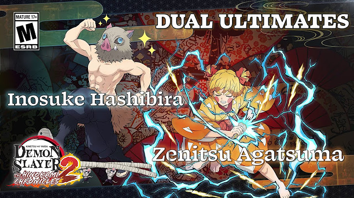 Demon Slayer -Kimetsu no Yaiba- The Hinokami Chronicles 2 | Inosuke & Zenitsu Dual Ultimates Trailer