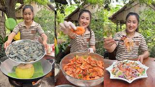 Amazing cooking skills: Yummy shrimp salad recipe | Shrimp recipes