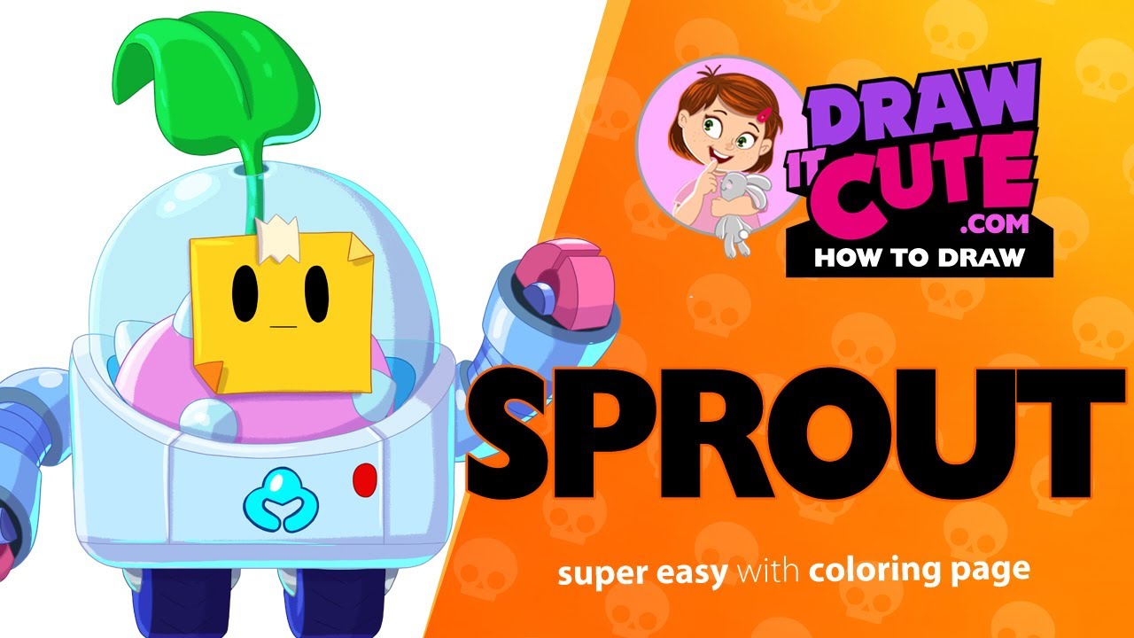 Featured image of post Sprout Brawl Stars Drawing Easy How to draw robo spike brawl stars super easy drawing tutorial with coloring page