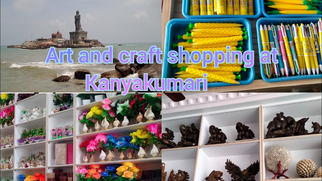Art and craft shopping at Kanyakumari /our shopping experience 😊 YouTube