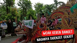 Karnaval Kebudayaan Harlah Nu Ke 100 Bisa Goyang Goyang Naganya