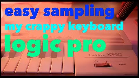 Easy Sampling in Logic Pro - Convert old keys to Sampler instruments