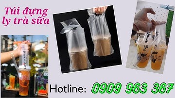 TÚI ĐỰNG LY TRÀ SỮA 1 LY, 2 LY, 1 NGĂN, 2 NGĂN GIÁ SỈ RẺ