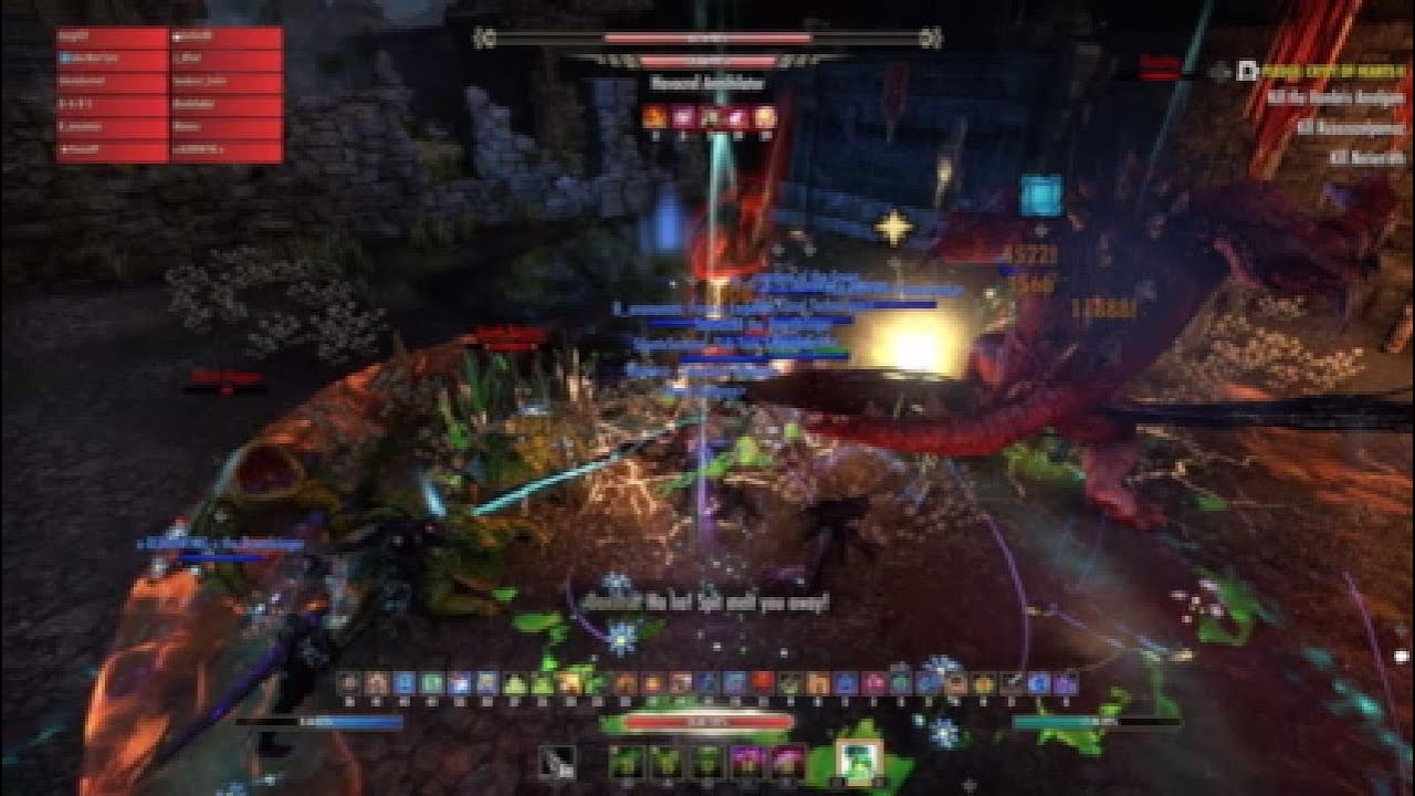 The Elder Scrolls Online. Rockgrove hardmode. oax hm arc dps - YouTube