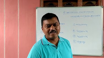 తెలుగు QUALITIES OF INSTRUMENTS. ACCURACY ..SNCITIVITY...SELECTIVITY.. RANGE..జూనియర్ లైన్ మెన్ JLM