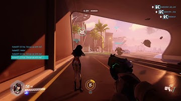Overwatch glitch only at oasis  and D.va
