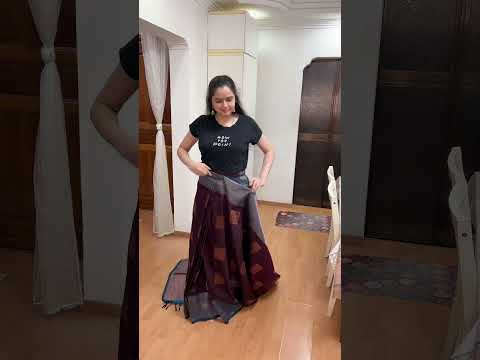 Epudrraa?😂Saree draping in