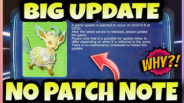 No Patch Note For Tomorrow Update in Pokemon Unite #pokemonunite #pokémonunitevideos