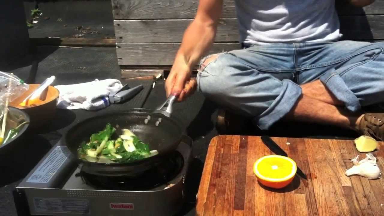 Spicy Orange Bok Choy - Brooklyn Rooftop Garden Recipes | Pro Home Cooks