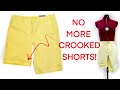 How to Shorten .. SHORTS - Tailor&#39;s Tips for an EVEN Hem!