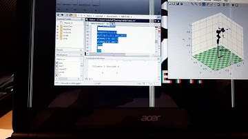 Movimiento de robot en cinematica directa en Matlab