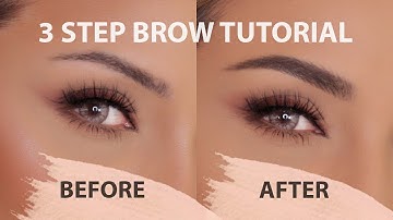 PERFECTE WENKBRAUWTUTORIAL IN 3 STAPPEN | VOOR BEGINNERS | NINA UBHI