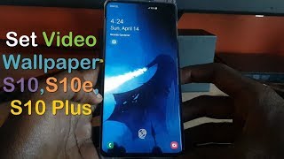 Set Video Wallpaper as LockScreen Galaxy S10 S10e S10 Plus screenshot 3