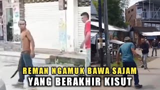 Aksi Para Preman Pasar Meresahkan,Yang Berujung Adu Sajam