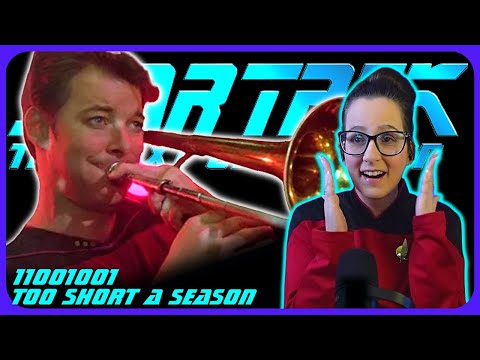 🖖STAR TREK TNG 1x15-16 | 11001001 | Too Short a Season