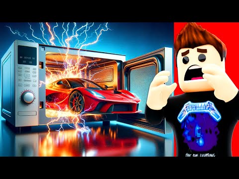 I MICROWAVED A SUPERCAR in the NEW Roblox Car Crushers 2 Update!