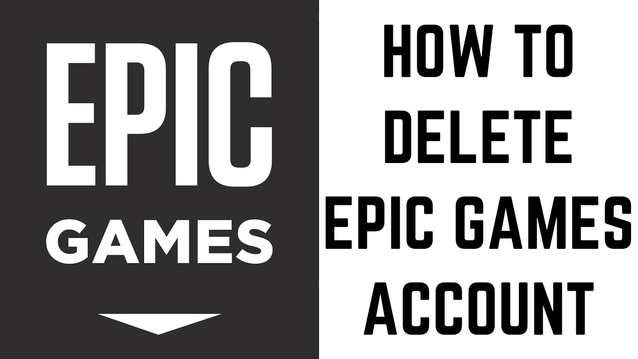 How To Delete Epic Games Account Youtube