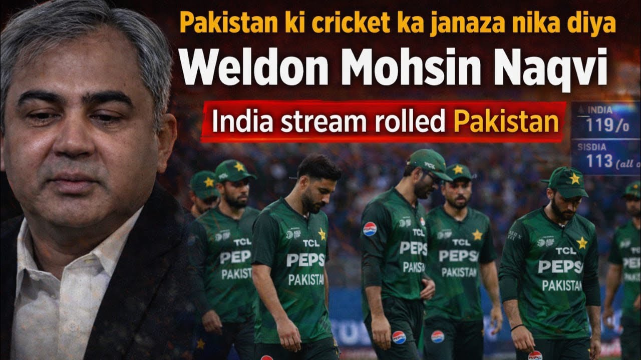 Weldon Mohsin Naqvi | Pakistan ki cricket ka janaza Nikaal diya | India stream rolled Pakistan