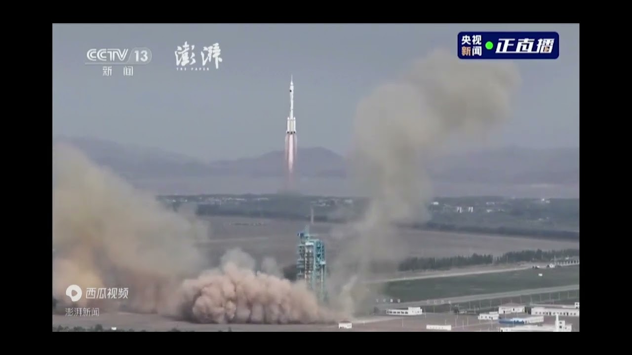 china send 3 astronauts for Tiangong space station - YouTube