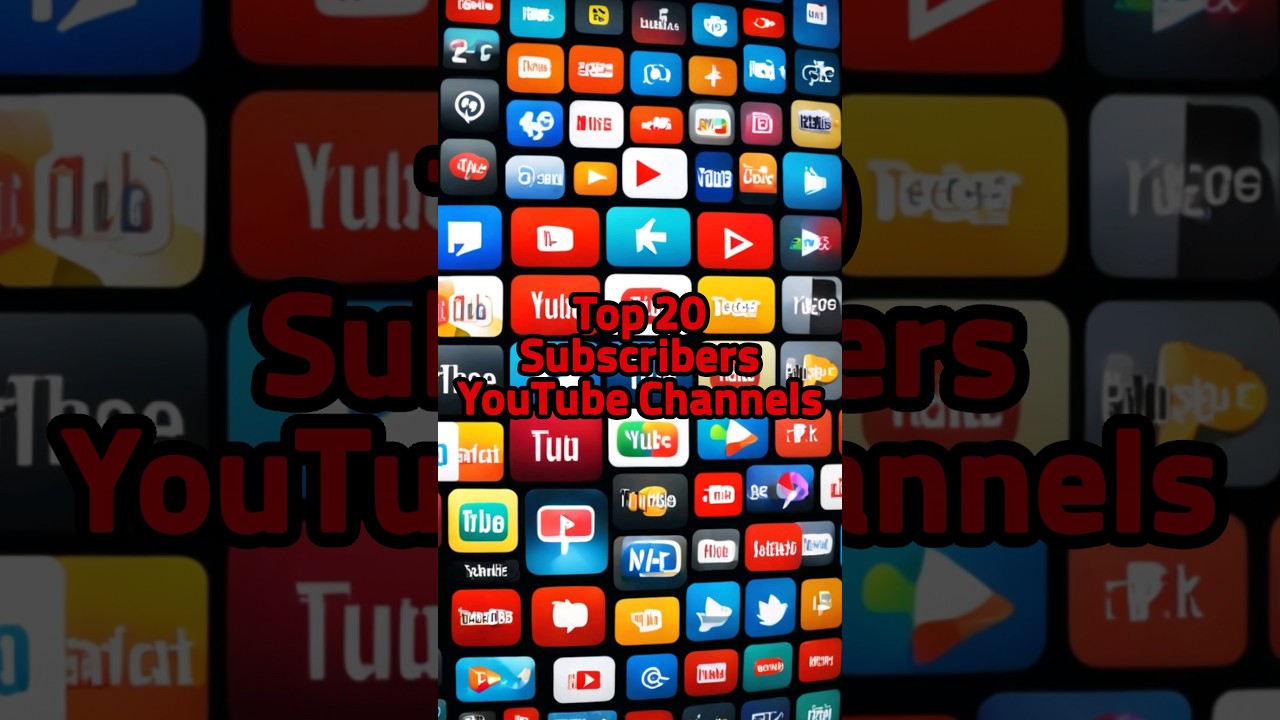 Top 20 Personal YouTube Channels With Most Subscribers, August 2024 