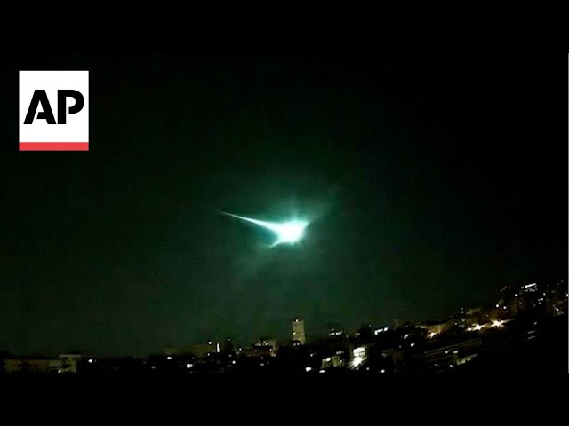 Meteorite flies over Spain and Portugal