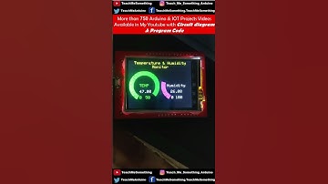 TFT LCD Arduino TEMPERATURE & Humidity
