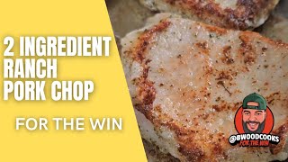 2-Ingredient Ranch Pork Chops You NEED to Try! (Super Easy & Delicious) #easyrecipe #food #dinner
