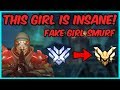OUR GIRL GENJI IS A GOD! Fake Girl Genji Smurf (Rank 1 Peak)