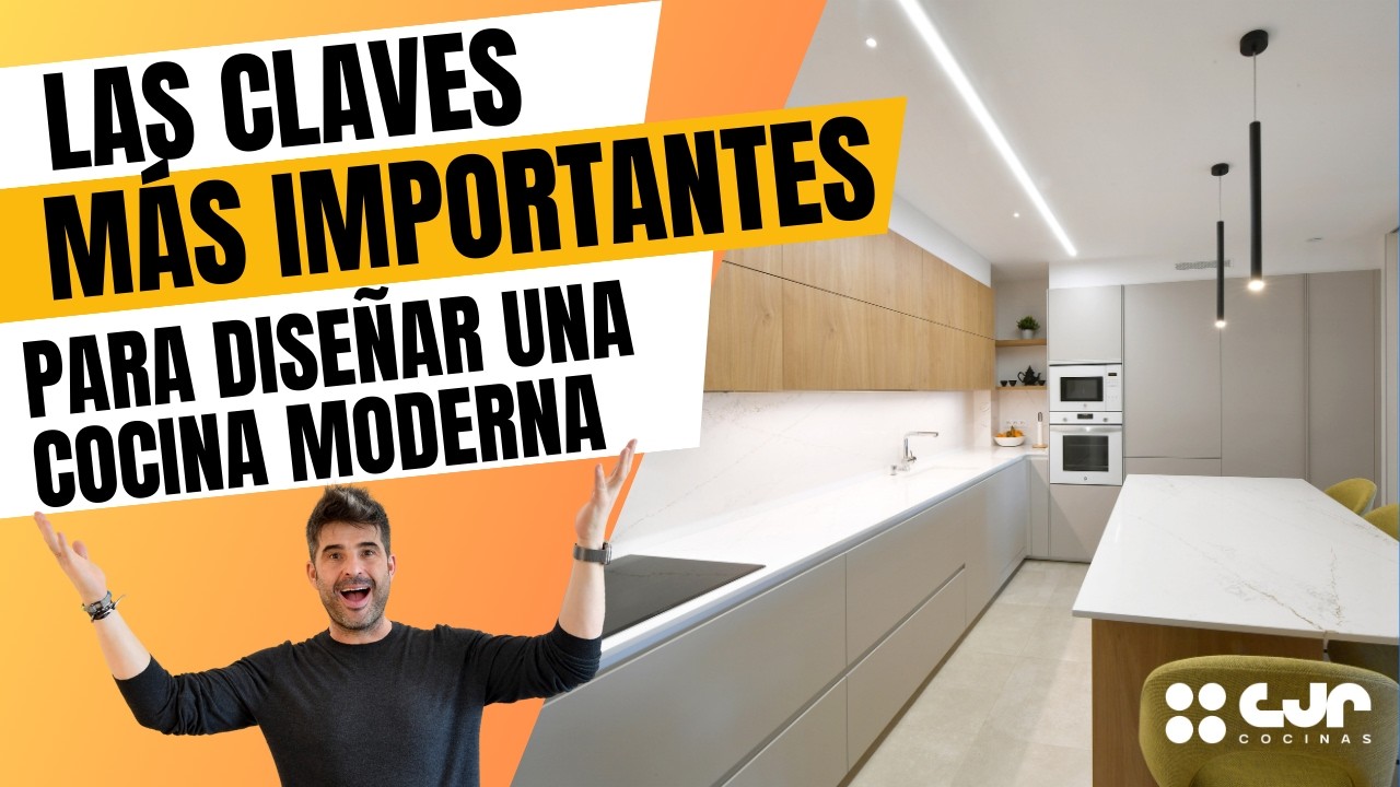 CLAVES TIENES que SABER para DISEÑAR una Cocina Moderna Semiabierta ...