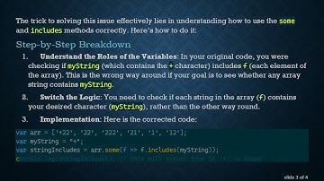 How to Efficiently Check if a Character is Present in a String Array using JavaScript