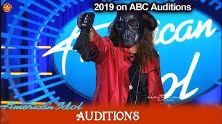 Vokillz works as Mystic Death Creature Had Judges Scared & Hide | American Idol 2019 Auditions