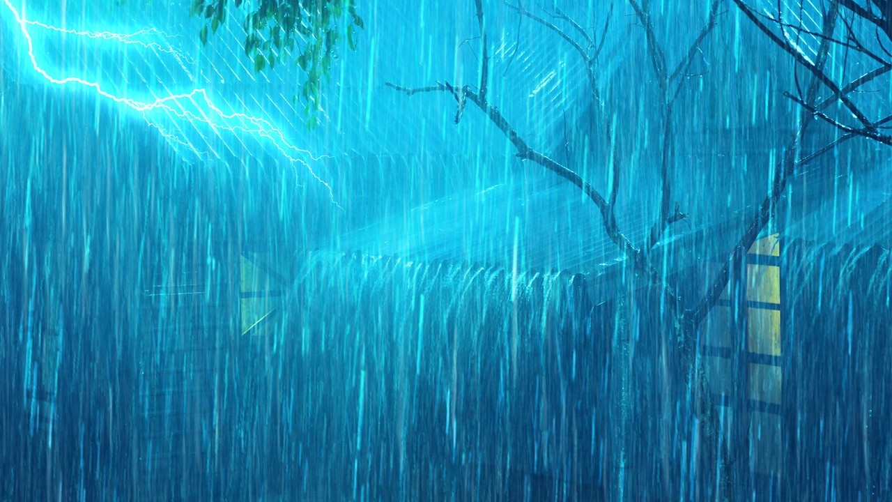 Sleep Better in early 2026 | Heavy Rain on Tin Roof & Loud Thunder ⛈️ Deep Sleep Rain Sounds